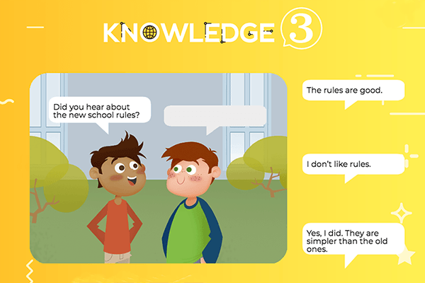 Communication sheet 2 – Knowledge 3